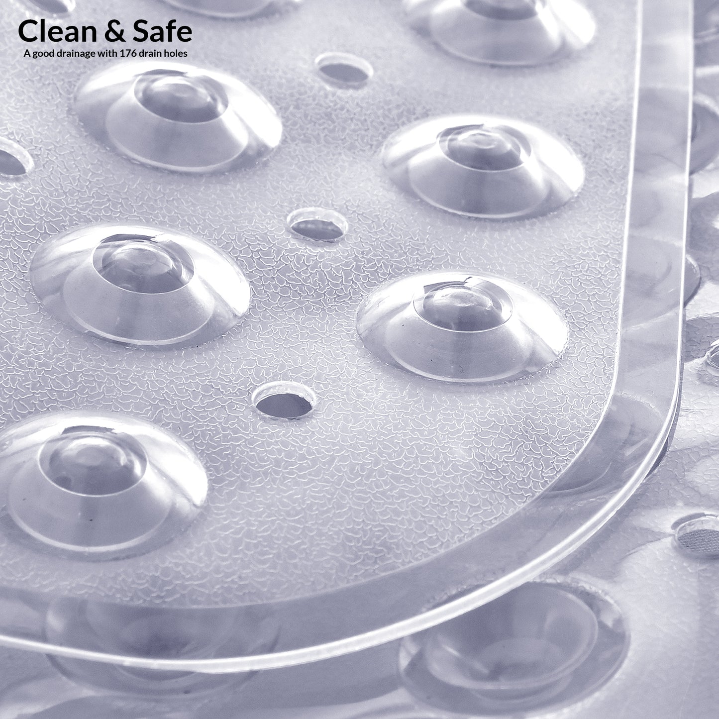 Bath Tub Mat Non-Slip 40 x 16 Inch - Bathtub Shower Safety Mat
