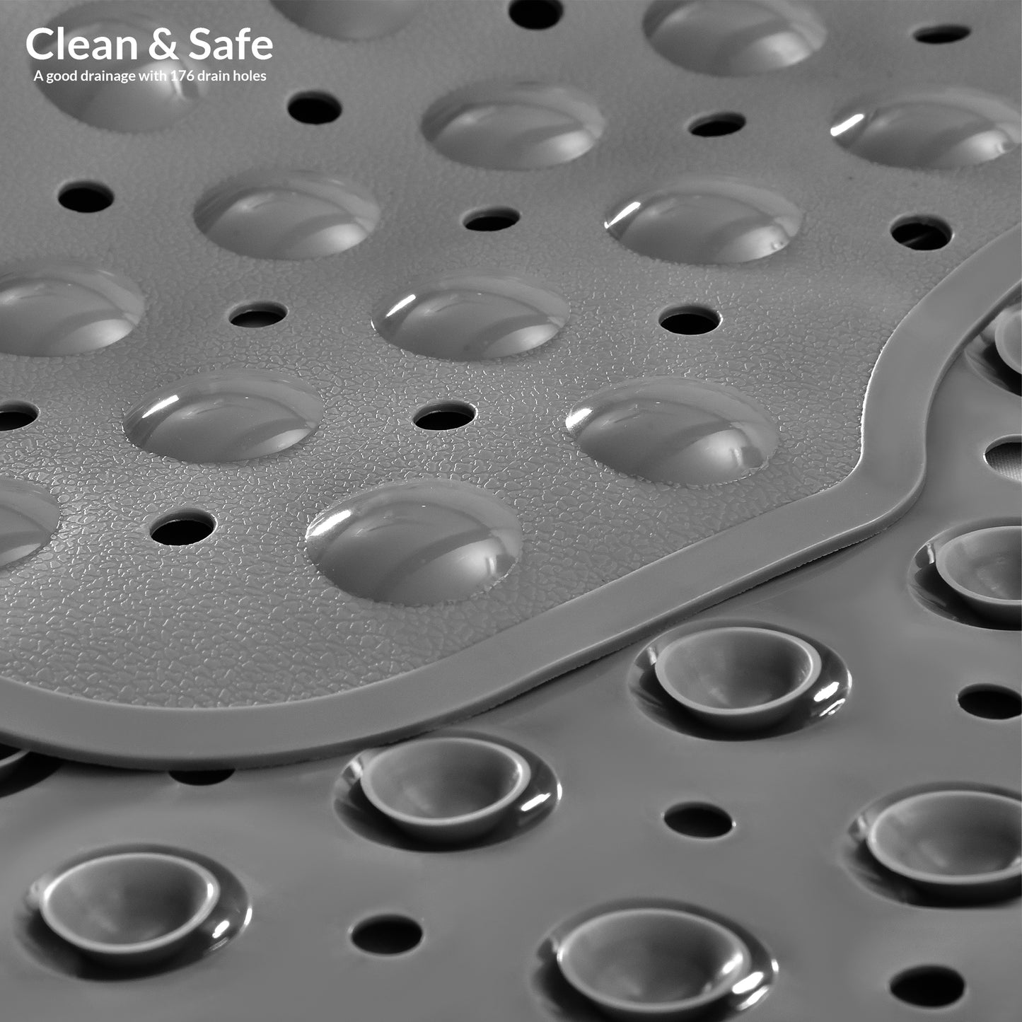 Bath Tub Mat Non-Slip 40 x 16 Inch - Bathtub Shower Safety Mat