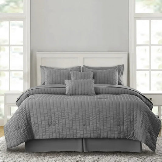 Comforter Set - 10 Piece Bedding Set with Comforter