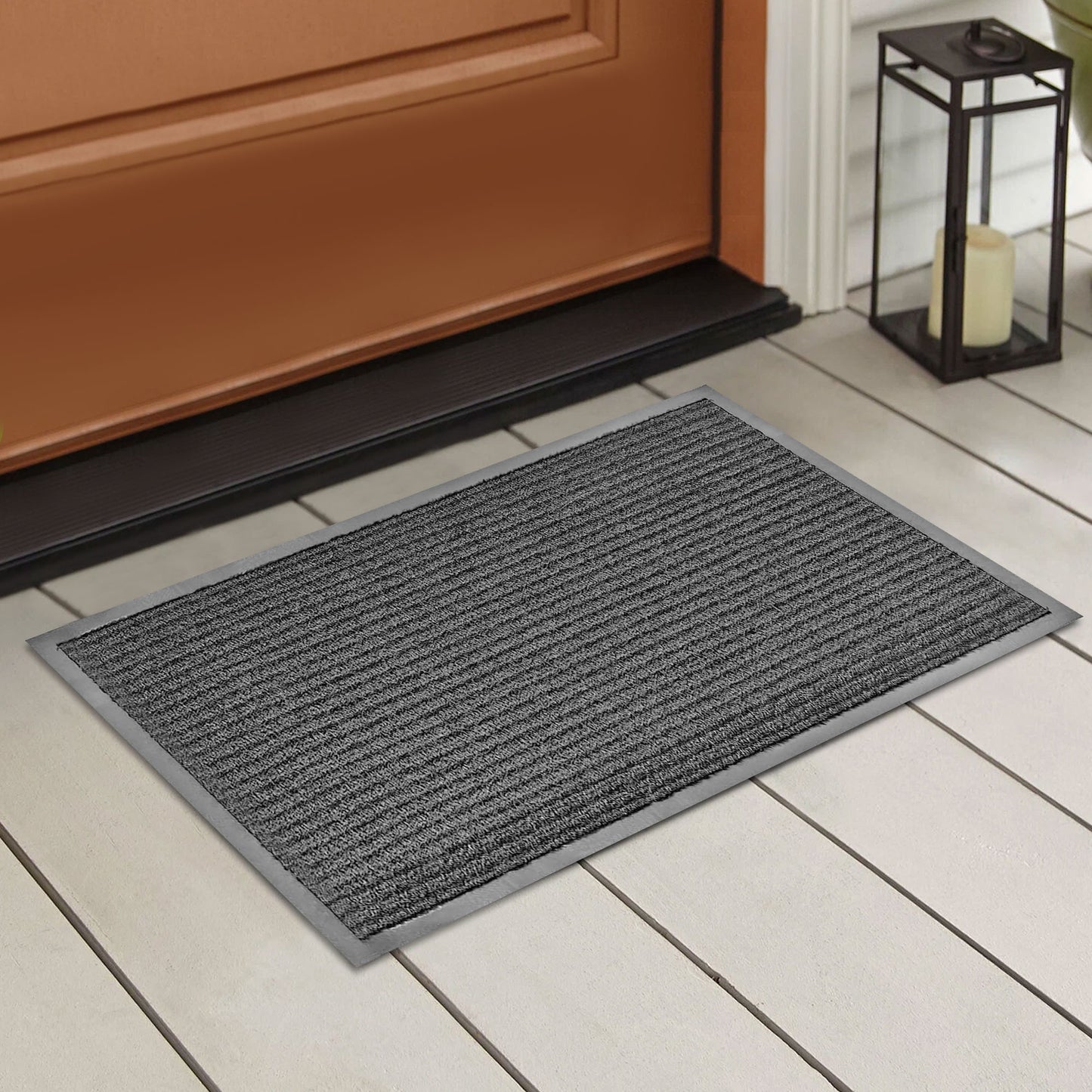 Dirt Trapper Door Mat for Indoor/Outdoor Entrance, Medium (20'' x 30'') -  Slate Gray