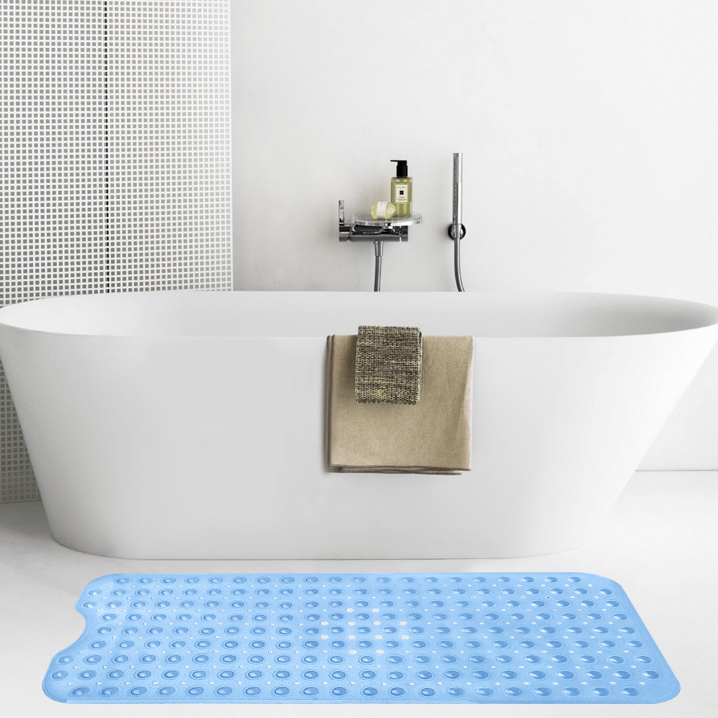 Bath Tub Mat Non-Slip 40 x 16 Inch - Bathtub Shower Safety Mat