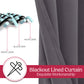 Blackout Curtains for Bedroom, Set of 2 Curtains for Living Room, Thermal Insulated Blackout Curtains