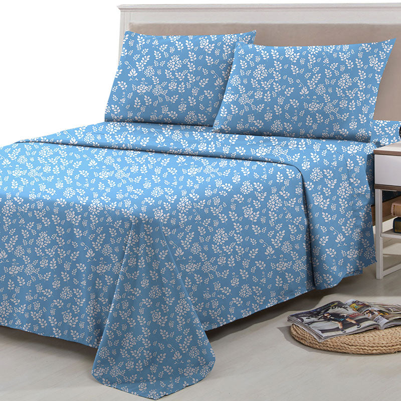 Buy 4-Piece Floral Design Bed Sheet Set | Lux Decor Collection