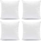 4-Pack Bed Couch Sofa Pillows -Indoor Decorative Cushion