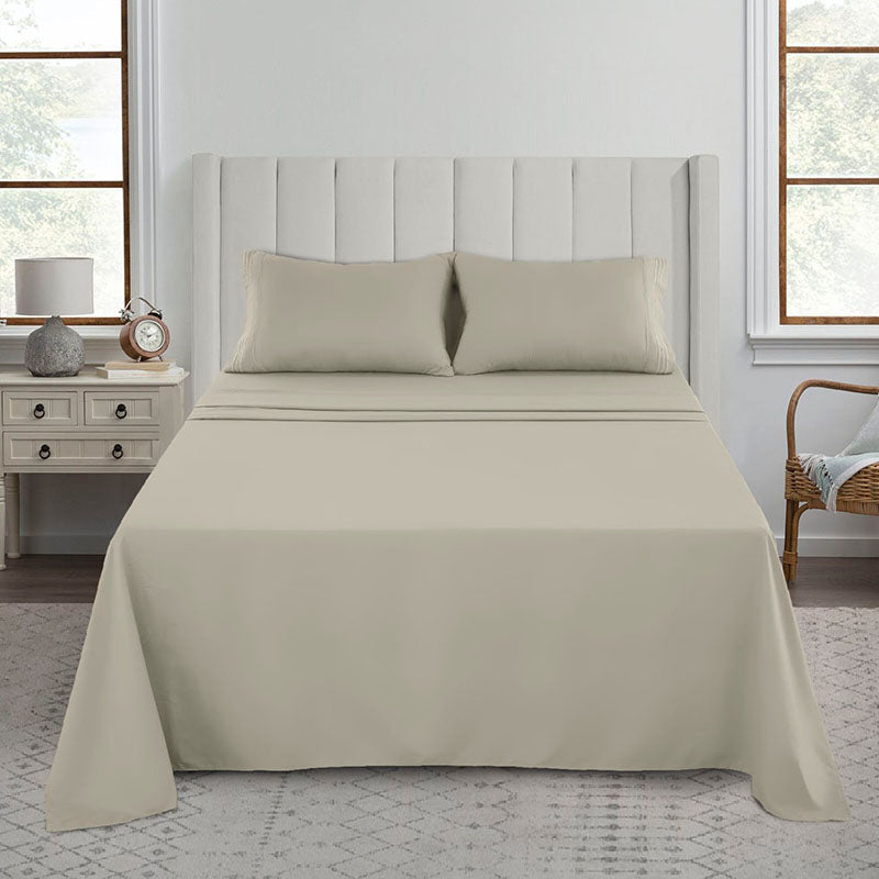 1800 Series 6 Piece Bedding Sheet & Pillowcases Sets w/ Deep